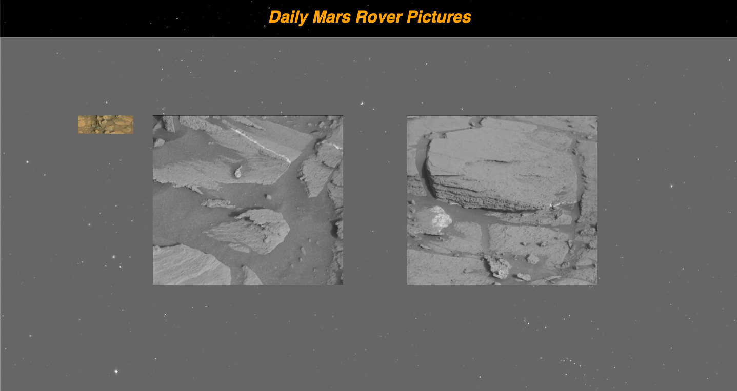 NASA Astronomy Picture of the Day home page